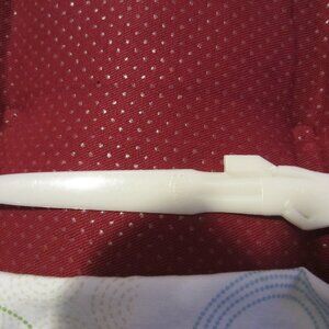 VTG WHITE CREAM COLOR FULLER LETTER OPENER MAN (BACK SAYS; MADE IN USA)